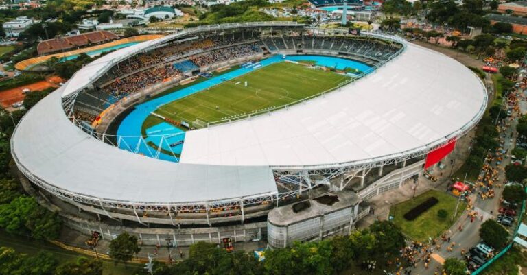 Major Sporting Events - Aerial View of Football Stadium